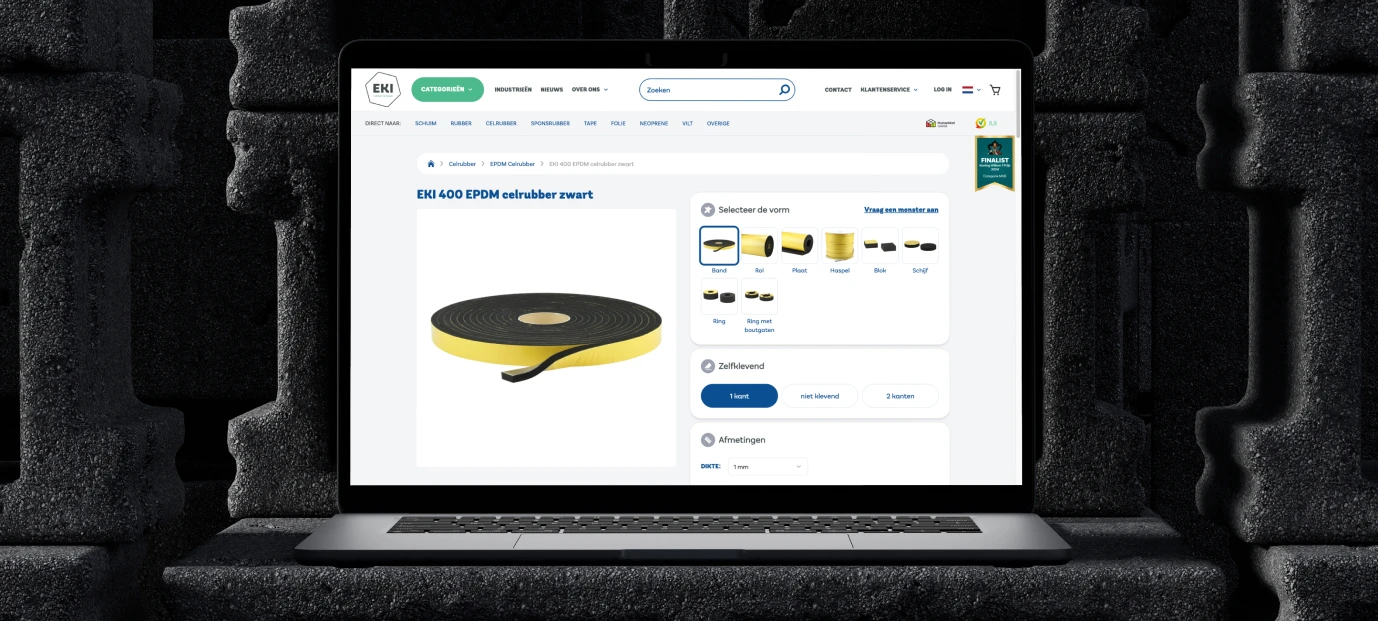EKI B2B configurator on Medusa